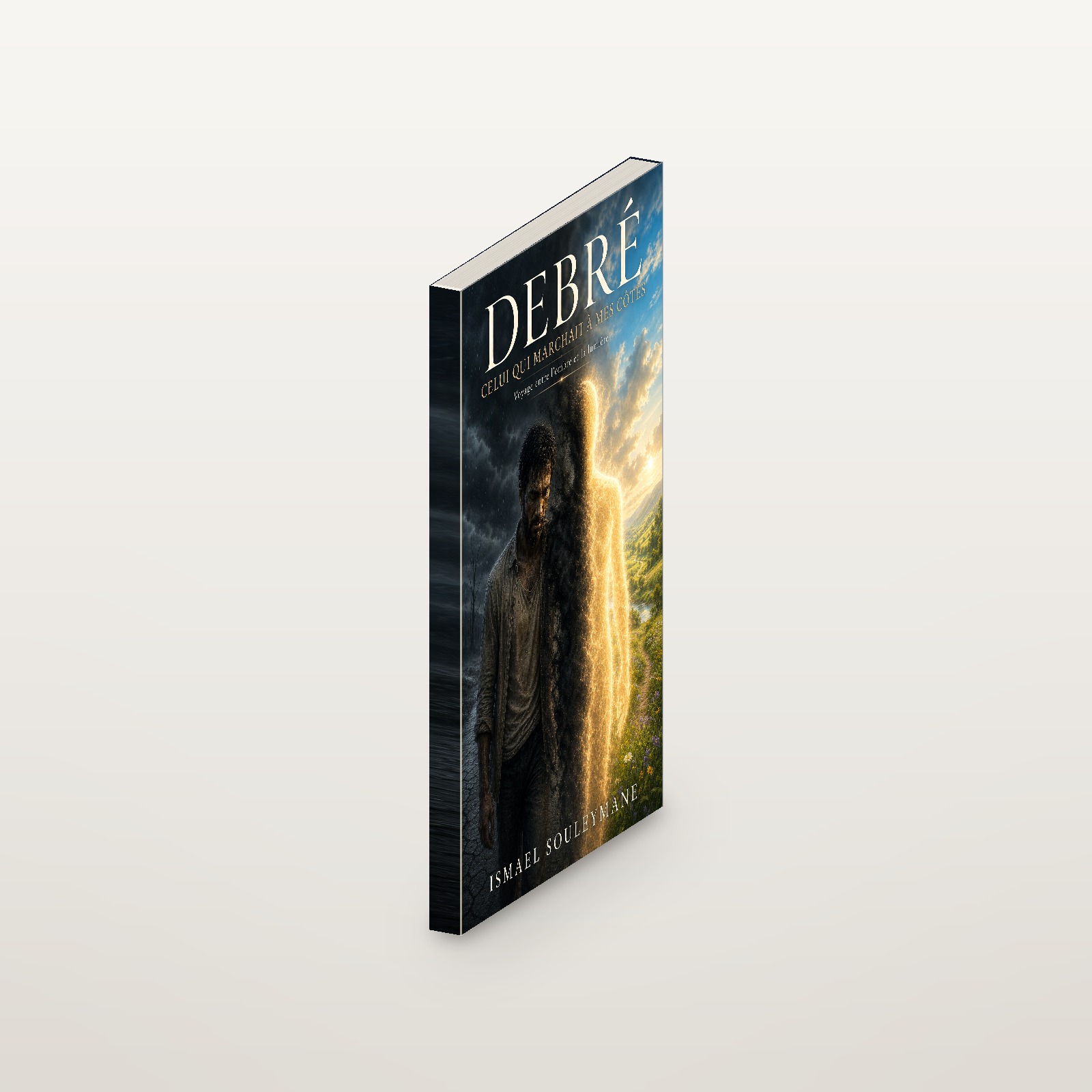 debré — celui qui marchait à mes côtés — le dos et l’épaisseur du livre Debré — Celui qui marchait à mes côtés — le dos et l’épaisseur du livre