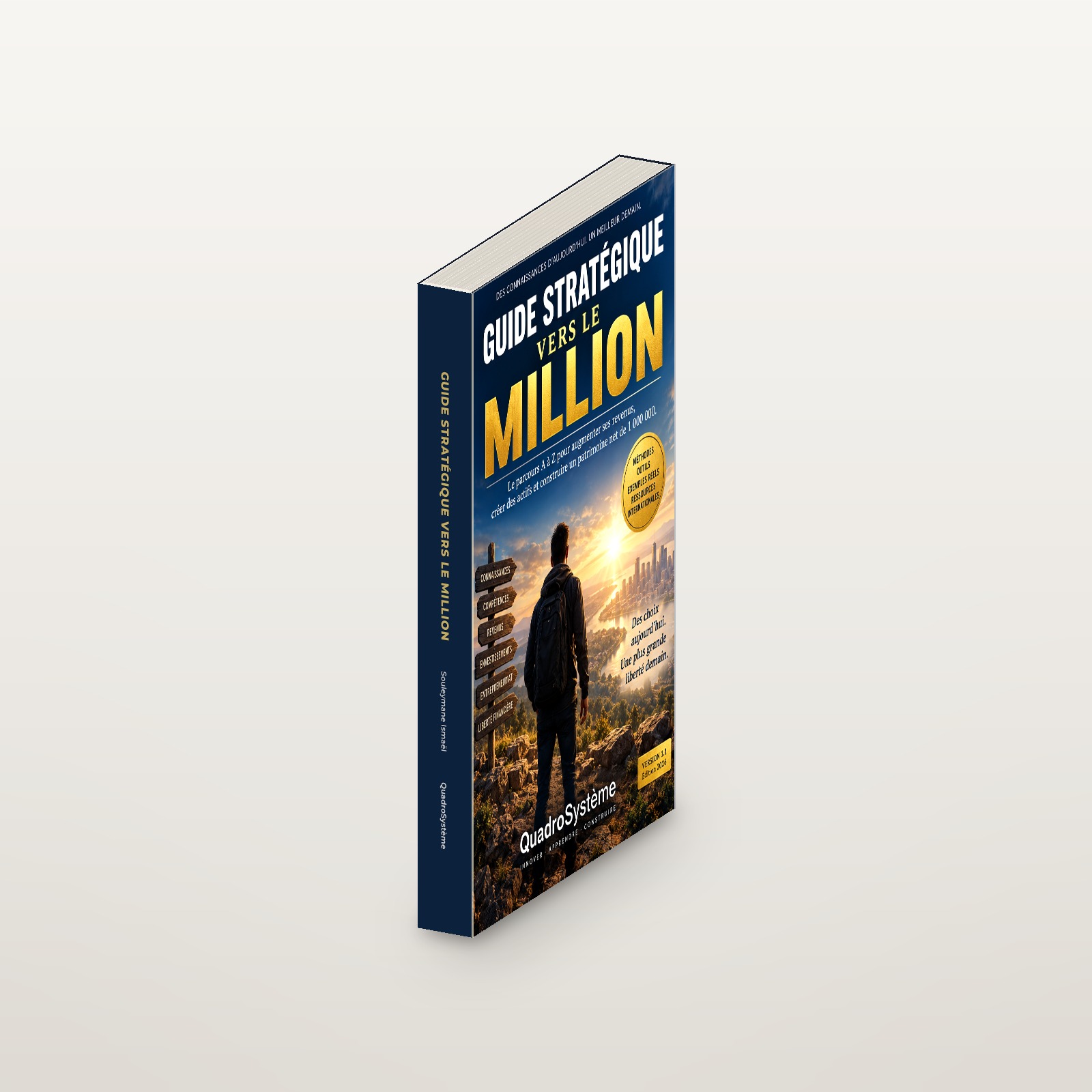 guide stratégique vers le million — le dos et l’épaisseur du livre Guide stratégique vers le million — le dos et l’épaisseur du livre