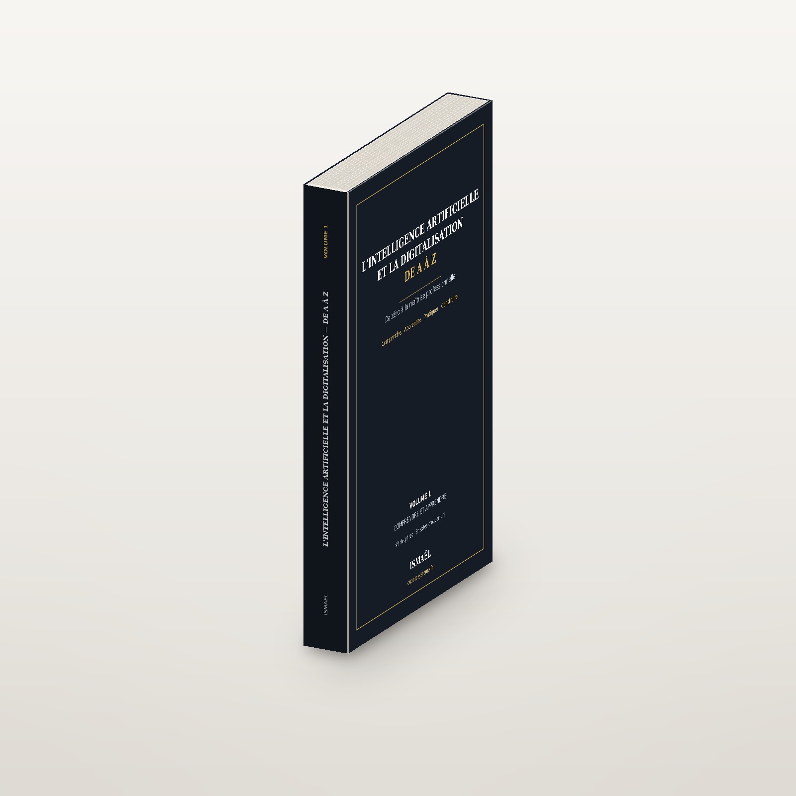 Volume 1 — le dos et l’épaisseur du livre Volume 1 — le dos et l’épaisseur du livre