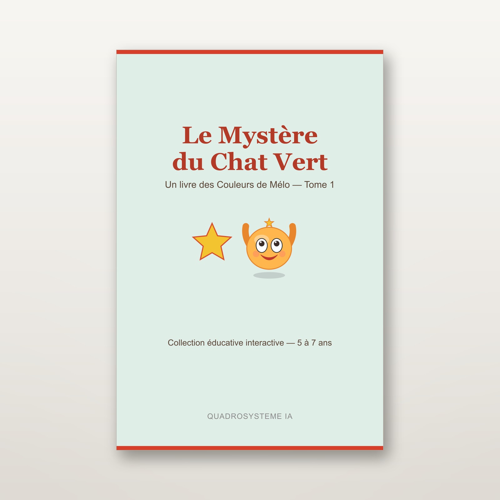le mystère du chat vert — tome 1 — première de couverture Le Mystère du Chat Vert — Tome 1 — première de couverture