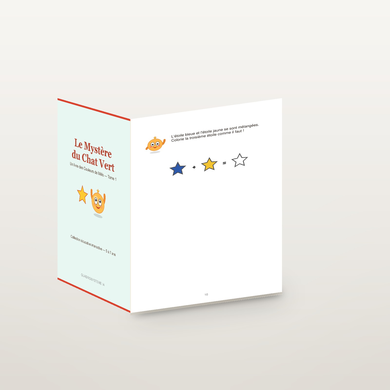le mystère du chat vert — tome 1 — le livre entrouvert, pages réelles Le Mystère du Chat Vert — Tome 1 — le livre entrouvert, pages réelles