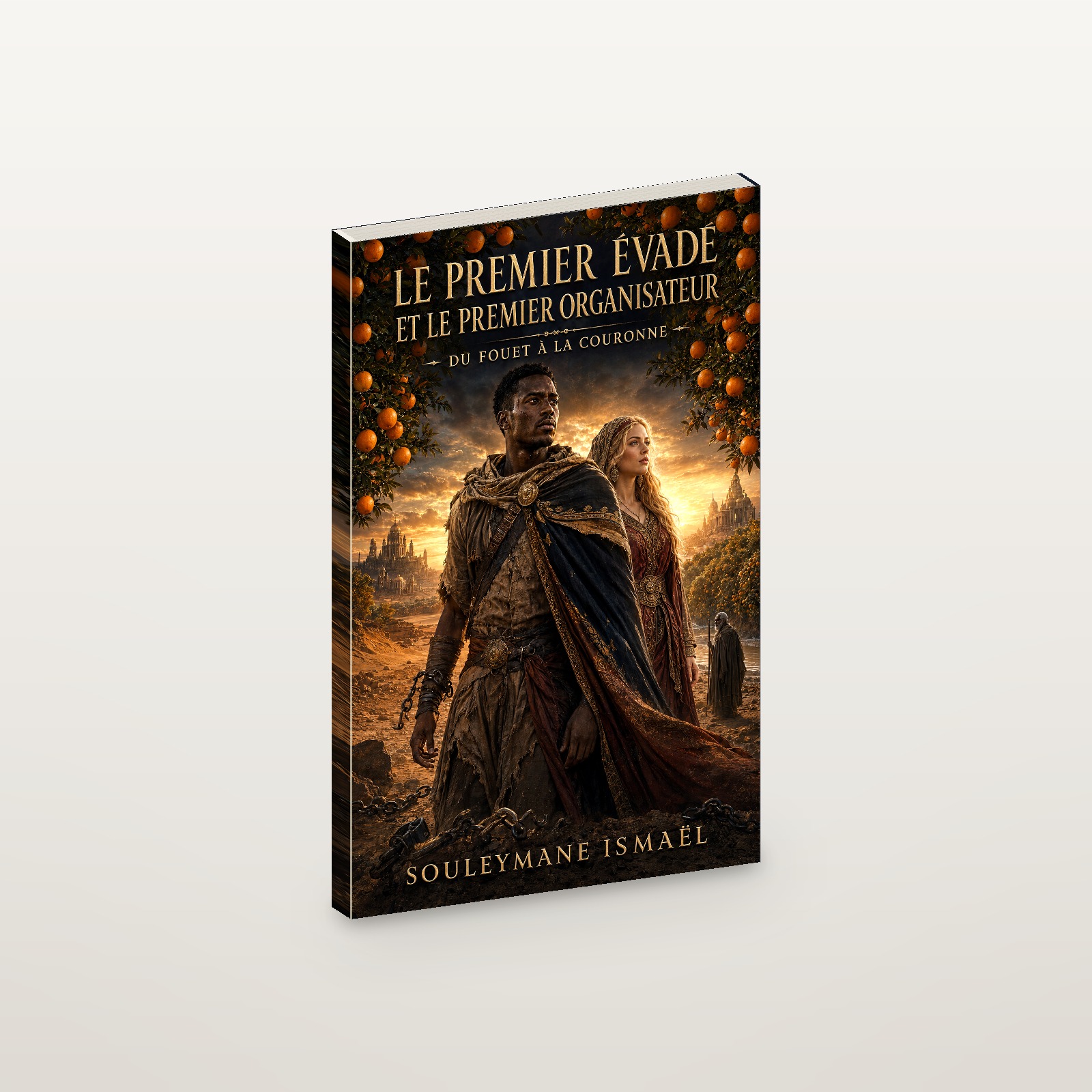 le premier Évadé et le premier organisateur — le livre fermé, en perspective Le Premier Évadé et le Premier Organisateur — le livre fermé, en perspective
