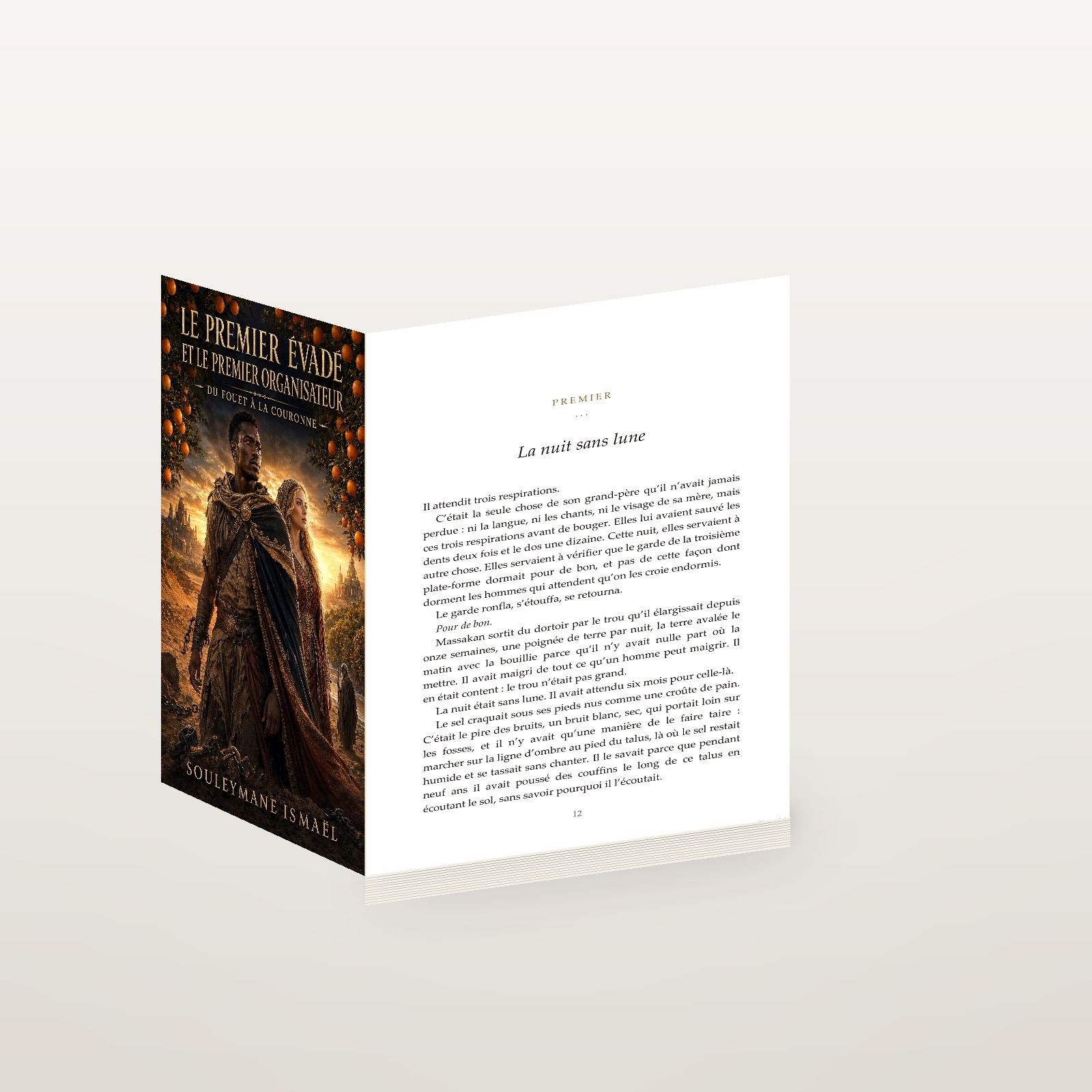 le premier Évadé et le premier organisateur — le livre entrouvert, pages réelles Le Premier Évadé et le Premier Organisateur — le livre entrouvert, pages réelles