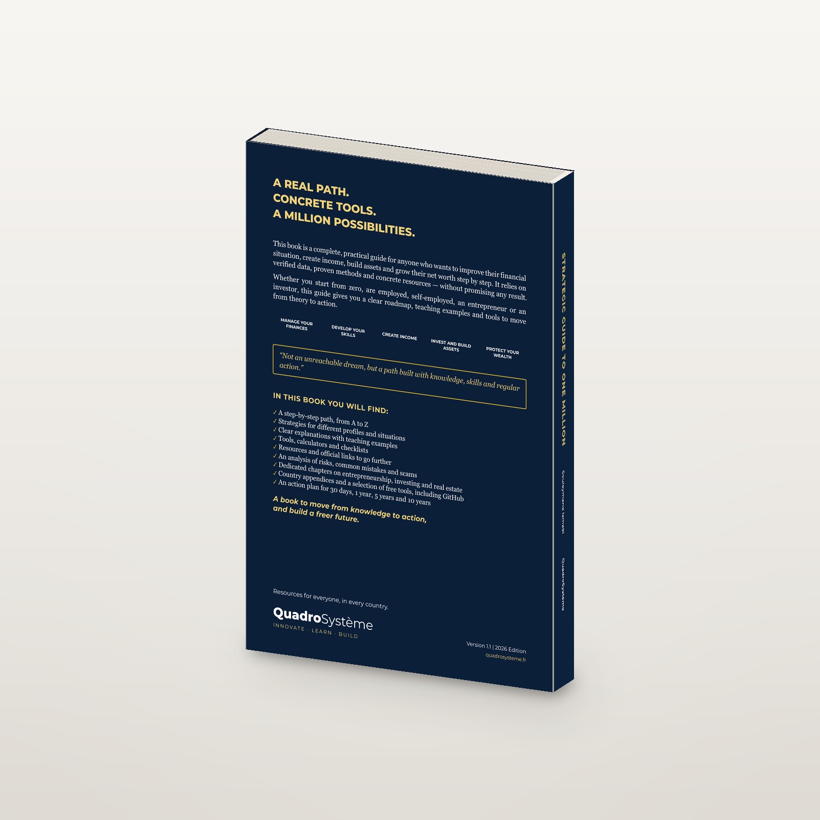 strategic guide to one million — back cover Strategic Guide to One Million — back cover
