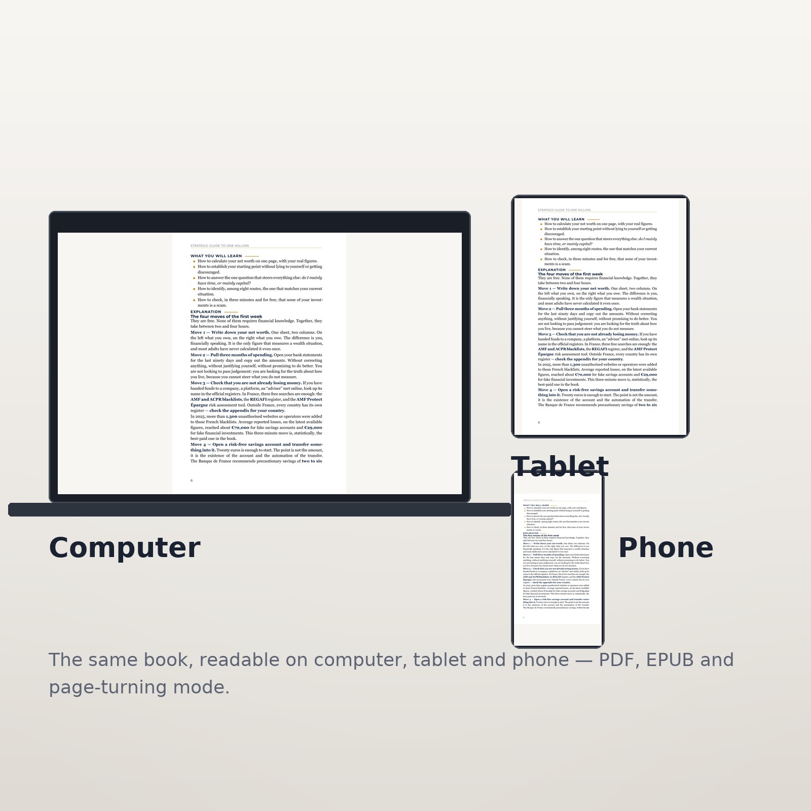 strategic guide to one million — on computer, tablet and phone Strategic Guide to One Million — on computer, tablet and phone
