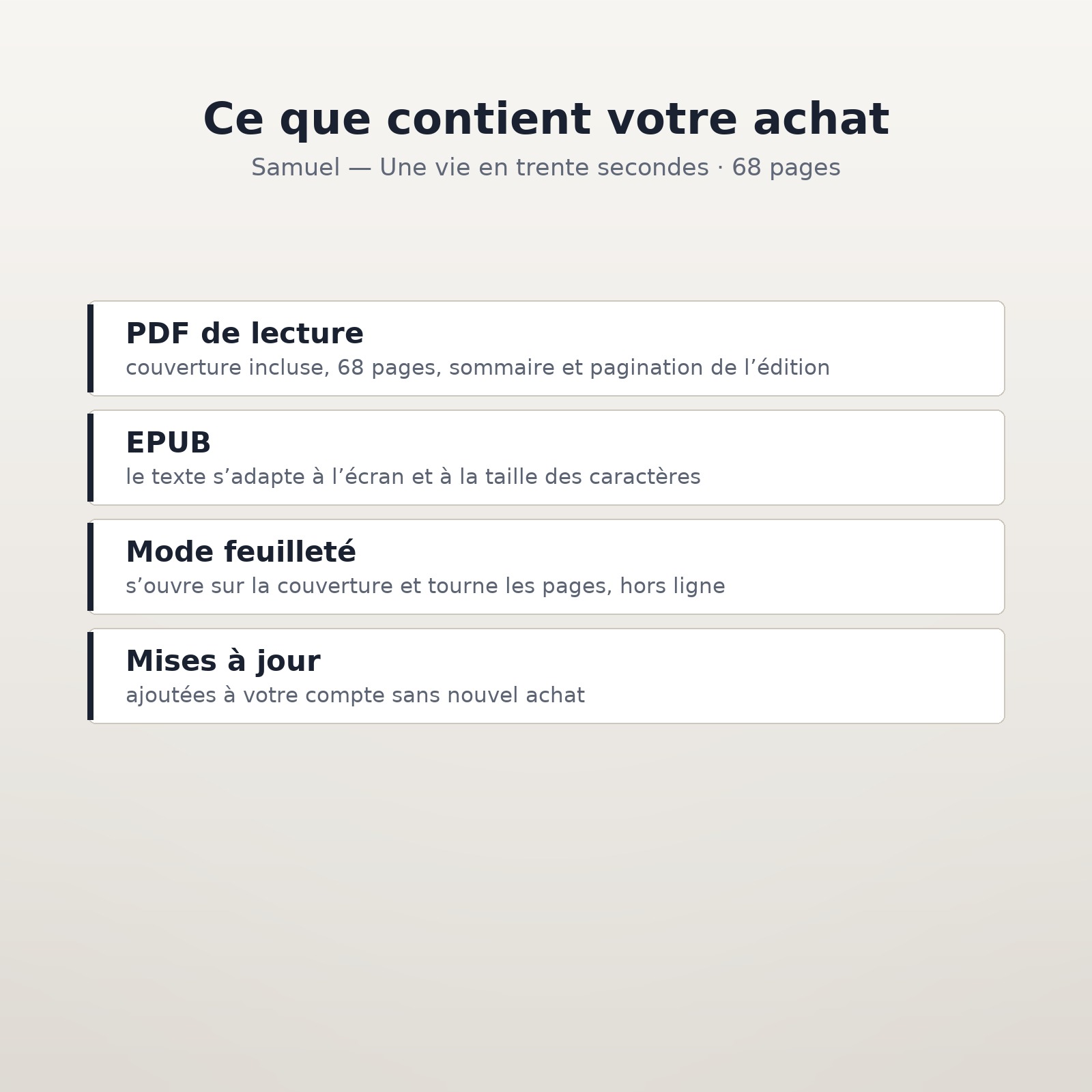 samuel — une vie en trente secondes — 2291 08 formats inclus Samuel — Une vie en trente secondes — 2291_08_formats_inclus